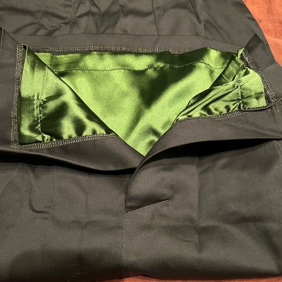 Dark Sage Pencil Skirt - Picture 3 of 3